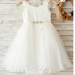 JJ’s House: A-Line Knee-length Flower Girl Dress